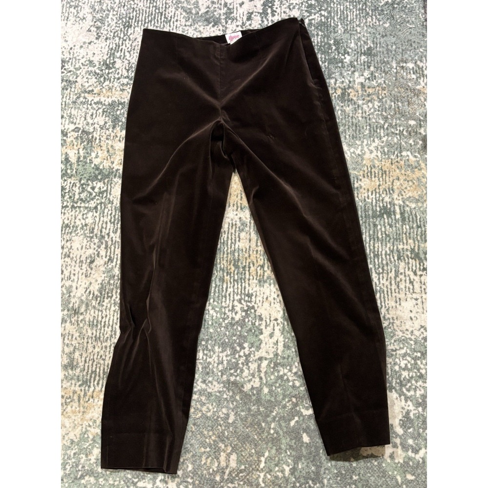 LEGGIADRO SHANTUNG SIDE ZIP PANTS SIZE 12